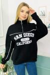 151029 Sardonlu Fermuarli Sweatshirt
